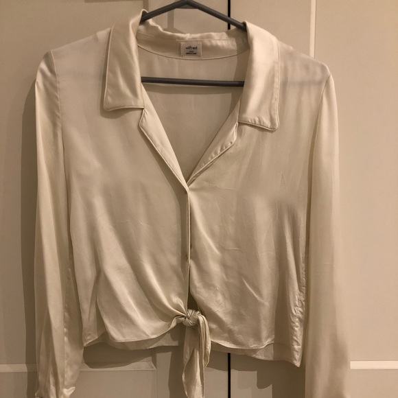 Wilfred Tie-Front Blouse